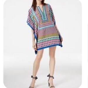 Trina Turk Theodora Silk Caftan Dress